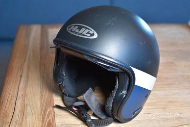 Casco HJC v30 jet stile vintage Visiera integrata