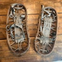 ciaspole legno vintage 