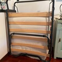 lettino pieghevole - coprimaterasso memory