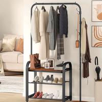 Appendiabiti con Scarpiera, 3 Ganci / 2 Livelli