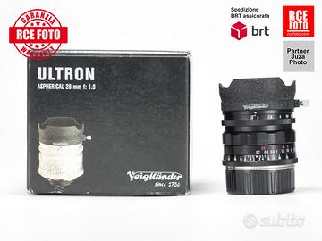 Voigtlander Ultron Aspherical 28 mm F/1.9 m39 + Le