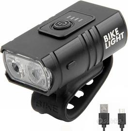  Luci Bici LED Anteriore 1000 Lumen  in alluminio 