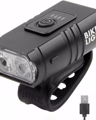  Luci Bici LED Anteriore 1000 Lumen  in alluminio 