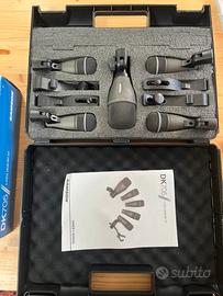 Kit micorofoni batteria samson dk705