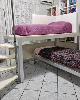 letto sovrapposto serie tiramolla di Tumidei