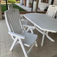 Set di sedie e tavolo da esterno
