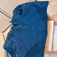 Gonna nera di jeans Bershka