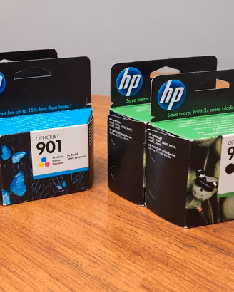 Cartucce HP 901 e 901XL – nero e colore
