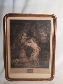 Antica incisione di C.F.Macret ( 1751-1783)