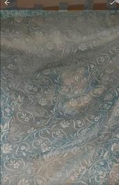 Tenda doppio velo azzurra