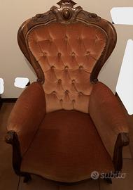 poltrona singola antica