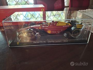 Modellino Formula 1 Ferrari F1-75 Leclerc Monza