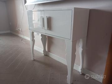 MOBLIETTO ingresso made in italy laccato bianco