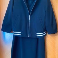 Abito donna blu + giacchino stile nautico più