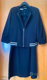 Abito donna blu + giacchino stile nautico più