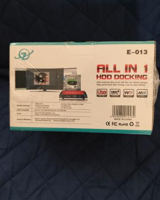 All in one HDD docking station nuovo mai usato 