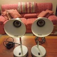 coppia lampade da comodino snodabili