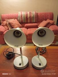 coppia lampade da comodino snodabili