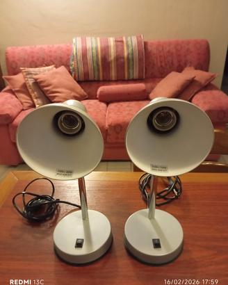 coppia lampade da comodino snodabili
