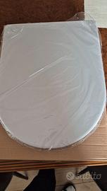 Copriwater termoindurente bianco inox mai usato