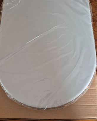 Copriwater termoindurente bianco inox mai usato