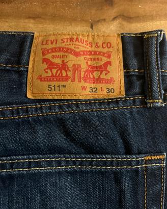 jeans levi's 511 slim uomo