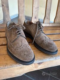 Scarpe uomo camoscio stile inglese