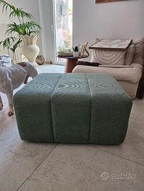  Pouf verde salvia