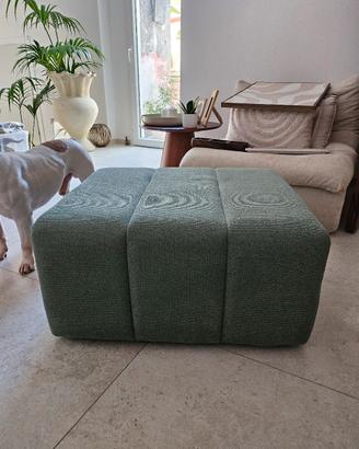  Pouf verde salvia