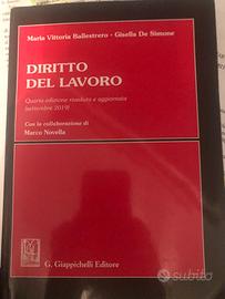 Diritto del lavoto Ballestrero De Simone
