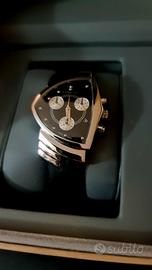 orologio Hamilton Ventura Chrono quadrante nero 