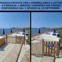 Santa marinella bilocale con spiaggia privata