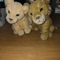 Coppia peluche Simba e Nala, il Re Leone