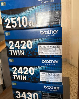 2 TONER BROTHER TN2420 TWIN + TN2510XL + HP 59X