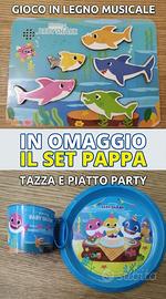 Gioco in legno puzzle musicale Pinkfong Baby Shark