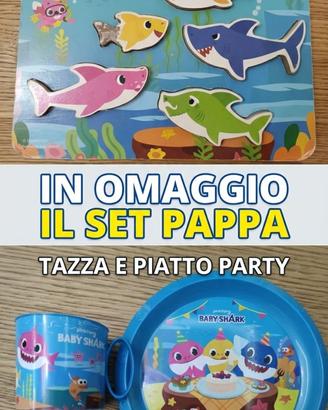 Gioco in legno puzzle musicale Pinkfong Baby Shark