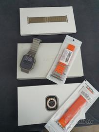 Apple Watch ultra 1 Titanium 49 più cinturini 