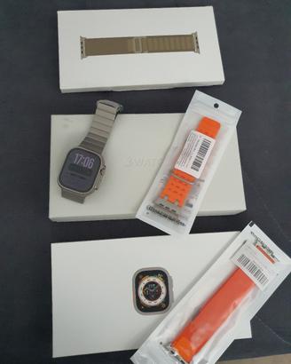 Apple Watch ultra 1 Titanium 49 più cinturini 