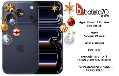 Apple iPhone 17 Pro Max Blue 256 Gb