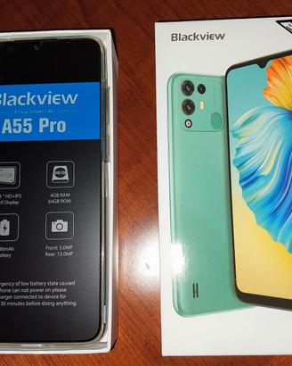 SMARTPHONE BLACKVIEW A 55 E ACC. Nuovo