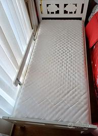 Letto IKEA Kritter + materasso Underlig e sponda d