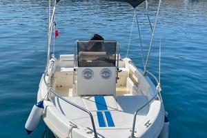 Barca open 5,5 mt con motore Mercury 40/60