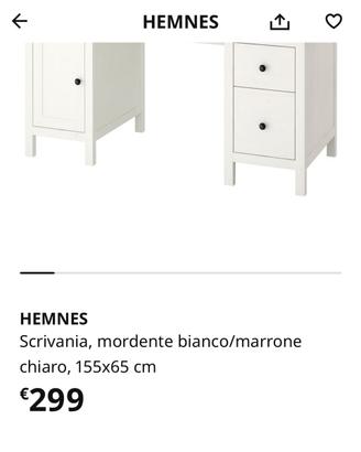 Scrivania Hemnes