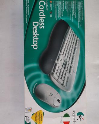 Tastiera e mouse cordless Logitech