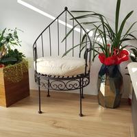 poltrona in ferro battuto 