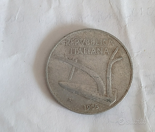 Moneta 10 lire 1955 rara