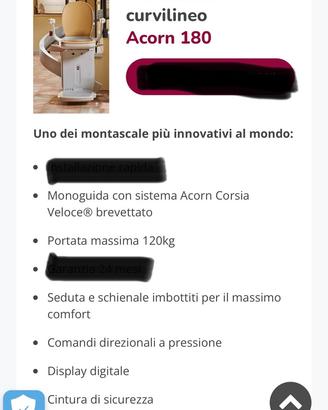 Montascale ACORN 180