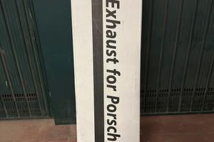 Porsche 911  3200 scarico sportivo acciaio Sikkens