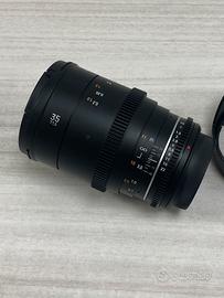Samyang 35mm T1.5 mk2 obiettivo cine - attacco ef