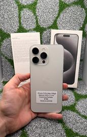 iPhone 15 Pro Max 256gb Silver - 🔋100% 17 cicli